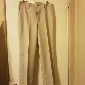 Size 32x30 straight leg beige dress pants
